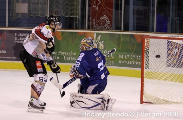 Photo hockey match Montpellier  - Bordeaux le 22/01/2011
