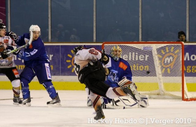 Photo hockey match Montpellier  - Bordeaux le 22/01/2011