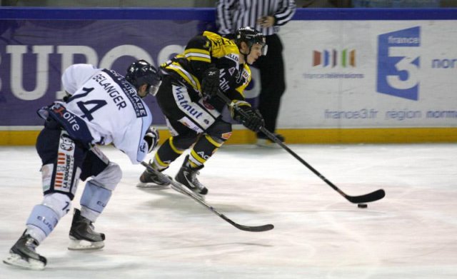 Photo hockey match Rouen - Angers  le 25/01/2011