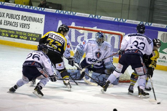 Photo hockey match Rouen - Angers  le 25/01/2011