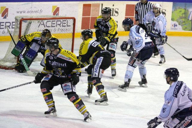 Photo hockey match Rouen - Angers  le 25/01/2011