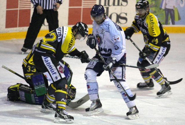 Photo hockey match Rouen - Angers  le 25/01/2011