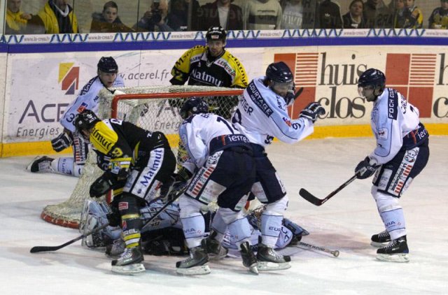 Photo hockey match Rouen - Angers  le 25/01/2011