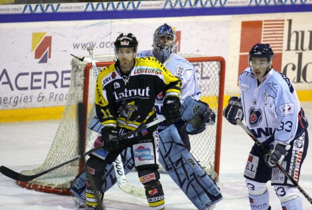Photo hockey match Rouen - Angers  le 25/01/2011