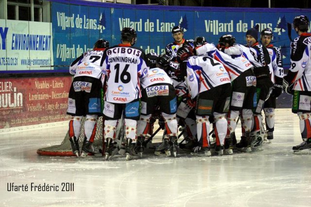 Photo hockey match Villard-de-Lans - Caen  le 25/01/2011
