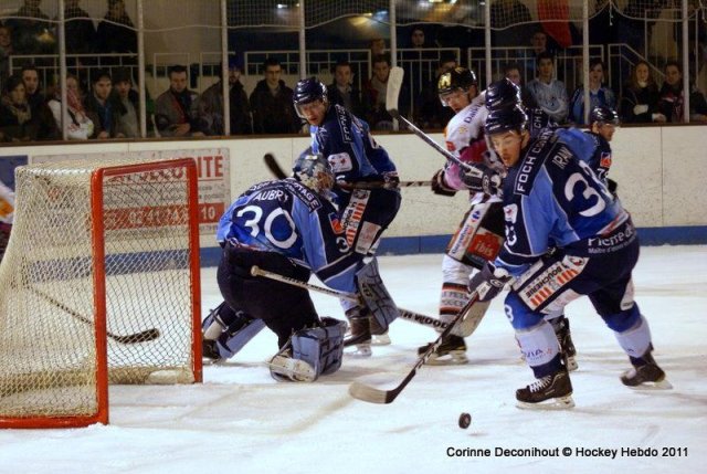 Photo hockey match Angers  - Amiens  le 27/01/2011