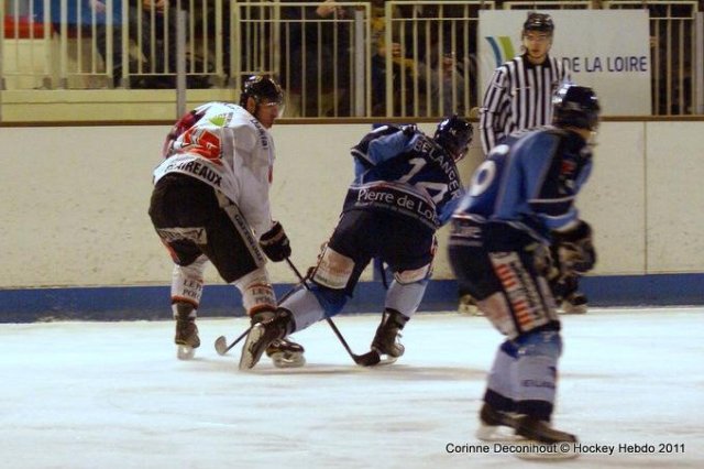 Photo hockey match Angers  - Amiens  le 27/01/2011