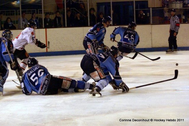 Photo hockey match Angers  - Amiens  le 27/01/2011