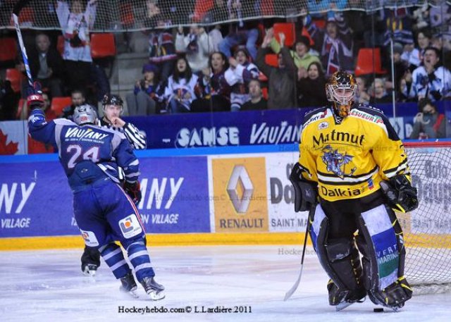 Photo hockey match Grenoble  - Rouen le 27/01/2011