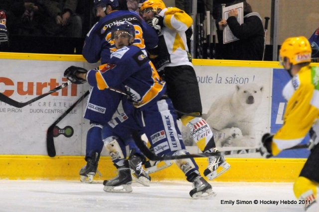 Photo hockey match Dijon  - Strasbourg  le 28/01/2011