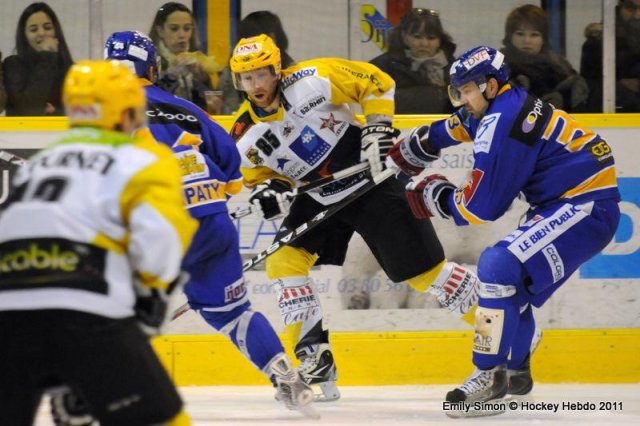 Photo hockey match Dijon  - Strasbourg  le 28/01/2011