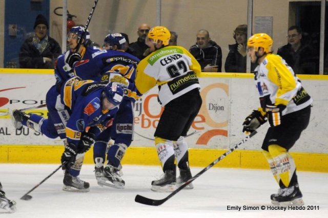 Photo hockey match Dijon  - Strasbourg  le 28/01/2011