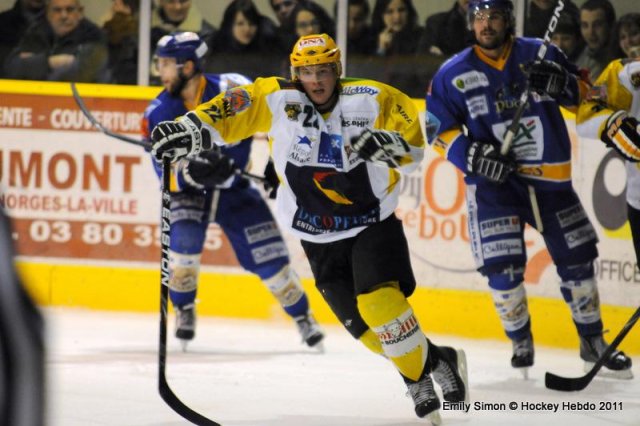 Photo hockey match Dijon  - Strasbourg  le 28/01/2011