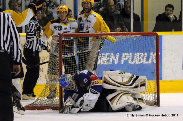 Photo hockey match Dijon  - Strasbourg  le 28/01/2011