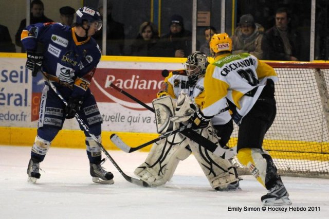 Photo hockey match Dijon  - Strasbourg  le 28/01/2011