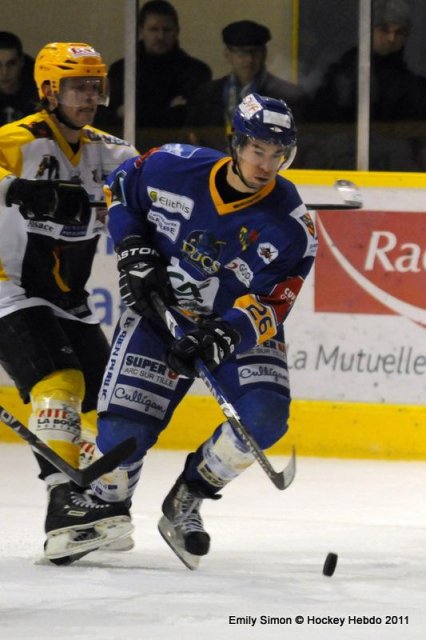 Photo hockey match Dijon  - Strasbourg  le 28/01/2011