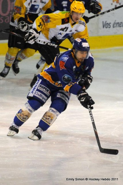 Photo hockey match Dijon  - Strasbourg  le 28/01/2011