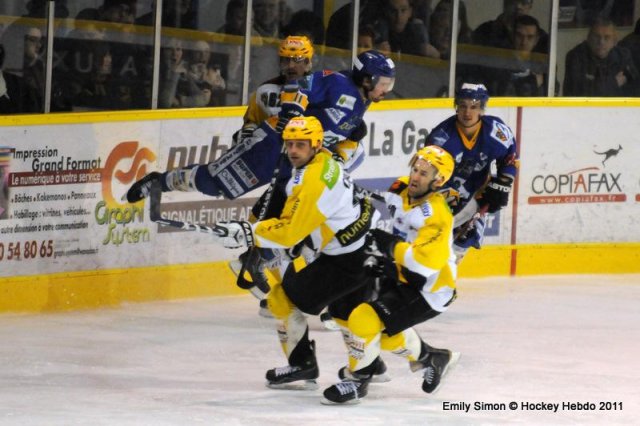 Photo hockey match Dijon  - Strasbourg  le 28/01/2011