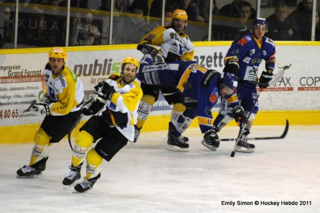 Photo hockey match Dijon  - Strasbourg  le 28/01/2011