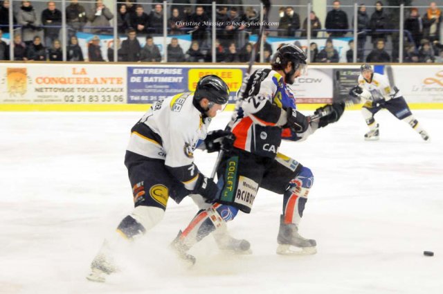 Photo hockey match Caen  - Chamonix  le 28/01/2011