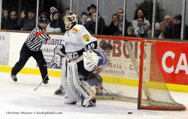 Photo hockey match Caen  - Chamonix  le 28/01/2011