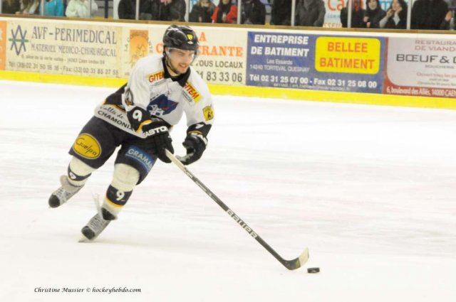 Photo hockey match Caen  - Chamonix  le 28/01/2011