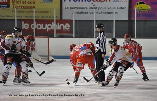 Photo hockey match Valence - Bordeaux le 29/01/2011