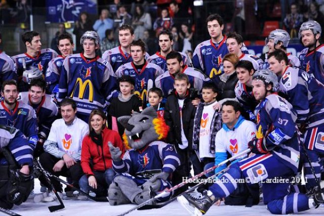Photo hockey match Grenoble  - Chamonix  le 05/02/2011