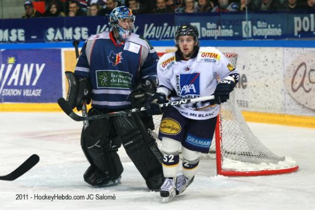 Photo hockey match Grenoble  - Chamonix  le 05/02/2011