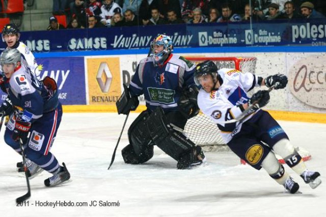 Photo hockey match Grenoble  - Chamonix  le 05/02/2011