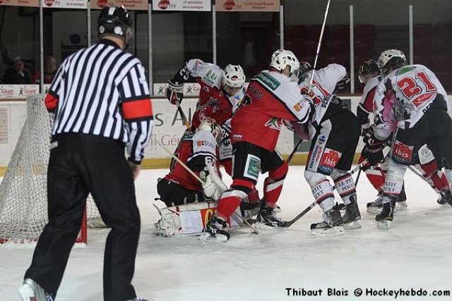 Photo hockey match Briançon  - Amiens  le 05/02/2011