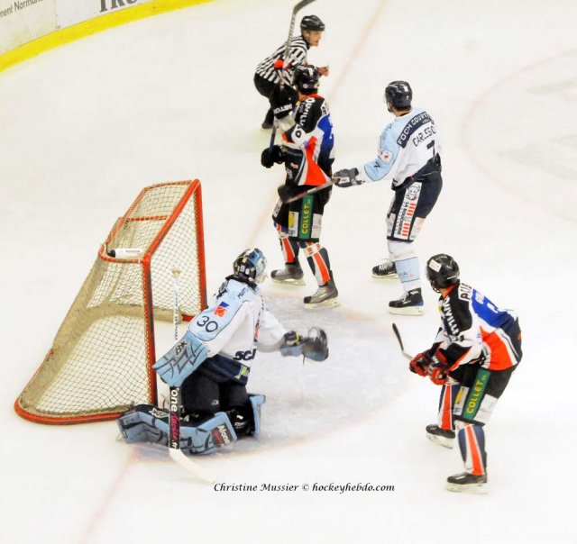 Photo hockey match Caen  - Angers  le 18/02/2011