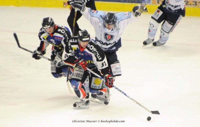Photo hockey match Caen  - Angers  le 18/02/2011