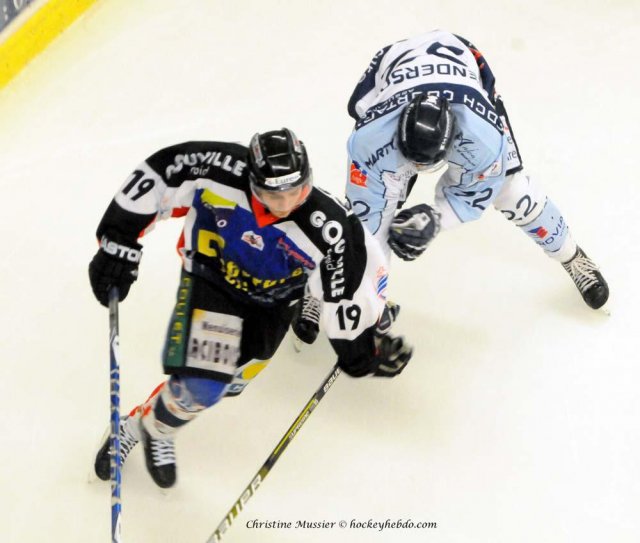 Photo hockey match Caen  - Angers  le 18/02/2011