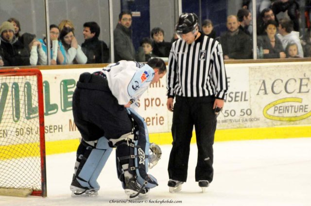Photo hockey match Caen  - Angers  le 18/02/2011