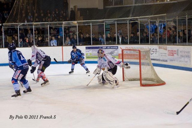 Photo hockey match Angers  - Epinal  le 20/02/2011