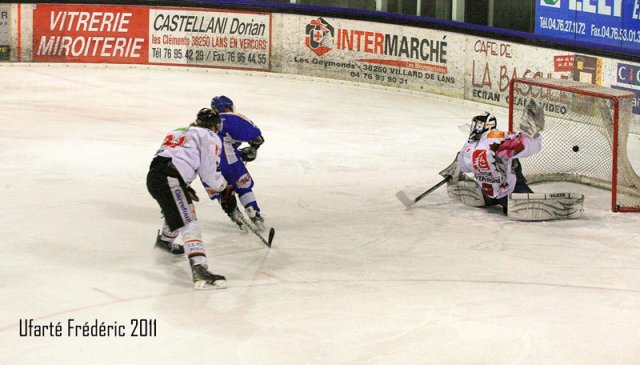 Photo hockey match Villard-de-Lans - Amiens  le 20/02/2011