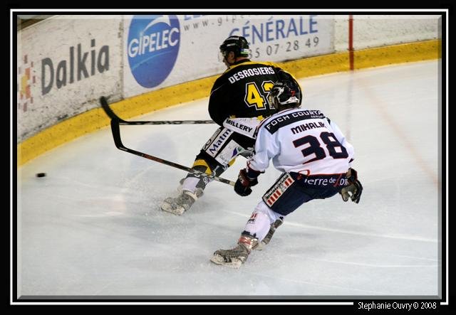 Photo hockey match Rouen - Angers  le 30/09/2008