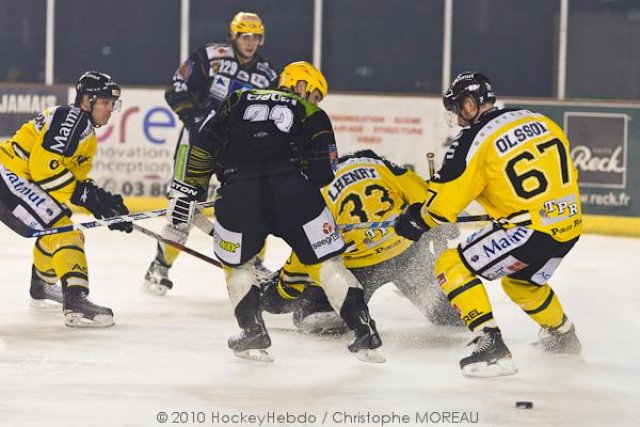 Photo hockey match Strasbourg  - Rouen le 20/02/2011