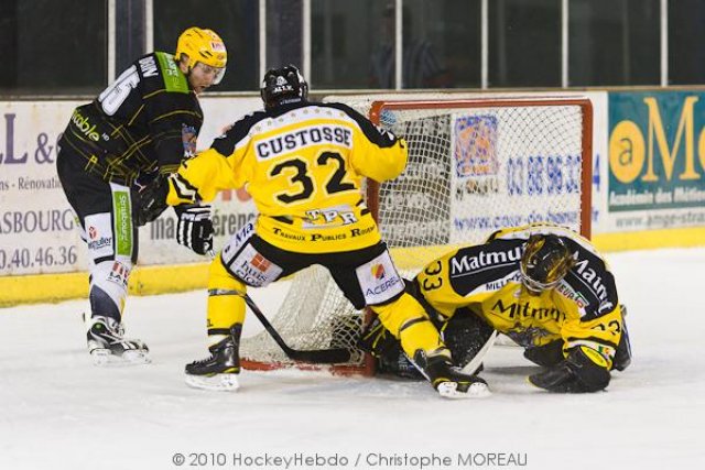 Photo hockey match Strasbourg  - Rouen le 20/02/2011