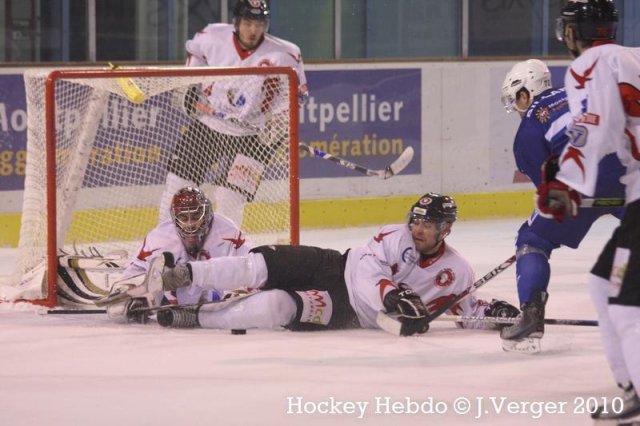 Photo hockey match Montpellier  - Toulouse-Blagnac le 19/02/2011