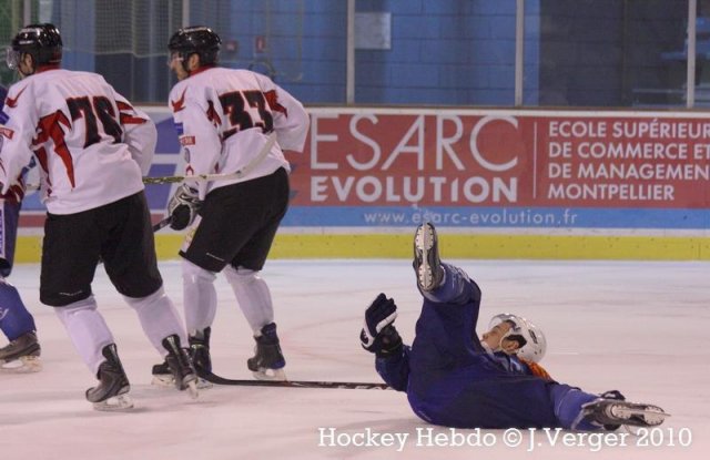 Photo hockey match Montpellier  - Toulouse-Blagnac le 19/02/2011