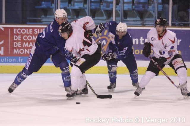 Photo hockey match Montpellier  - Toulouse-Blagnac le 19/02/2011