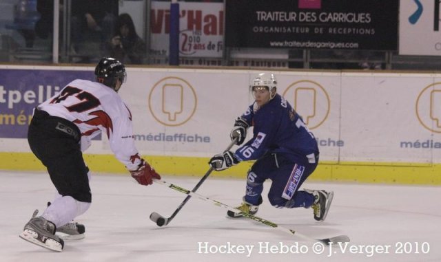 Photo hockey match Montpellier  - Toulouse-Blagnac le 19/02/2011