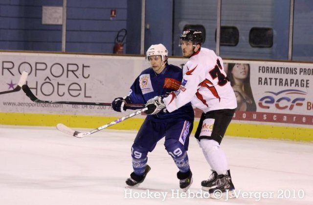 Photo hockey match Montpellier  - Toulouse-Blagnac le 19/02/2011