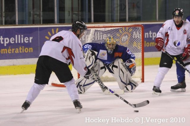 Photo hockey match Montpellier  - Toulouse-Blagnac le 19/02/2011
