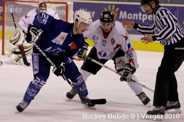 Photo hockey match Montpellier  - Toulouse-Blagnac le 19/02/2011