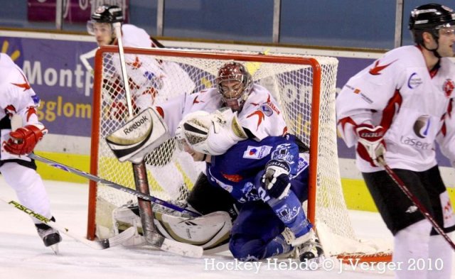 Photo hockey match Montpellier  - Toulouse-Blagnac le 19/02/2011