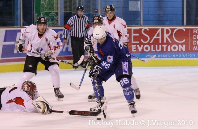 Photo hockey match Montpellier  - Toulouse-Blagnac le 19/02/2011