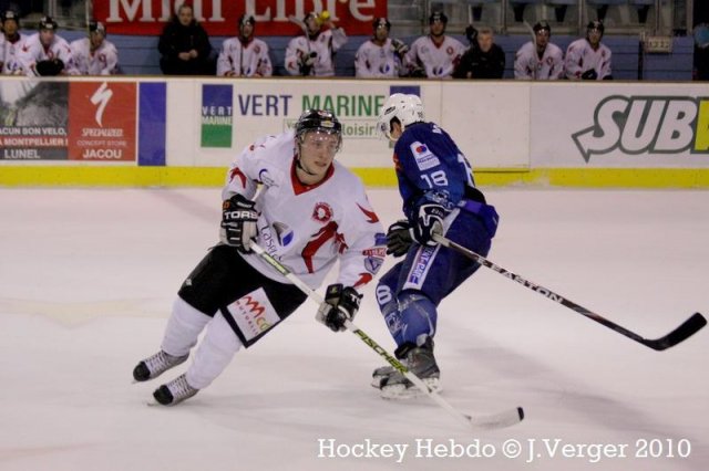 Photo hockey match Montpellier  - Toulouse-Blagnac le 19/02/2011